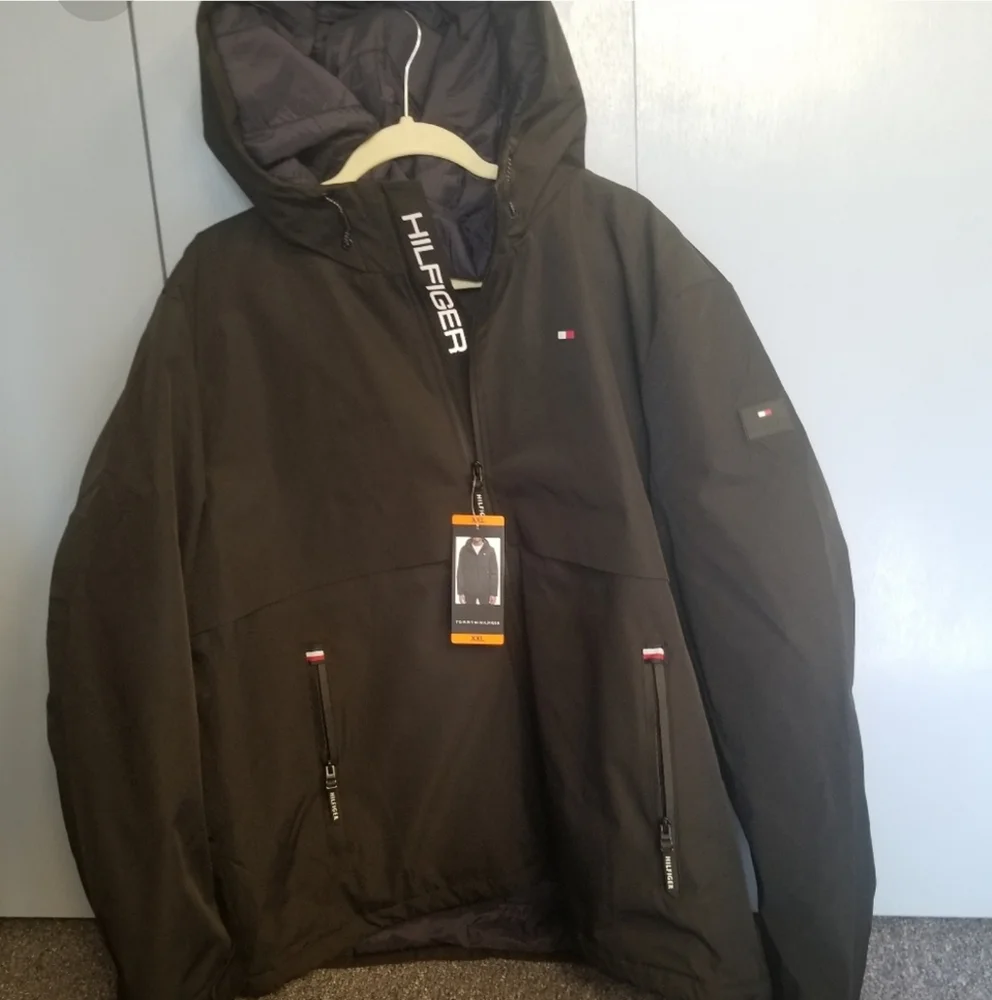 Tommy Hilfiger Men's Performance Hooded WATER & WIND RESISTANT,STRETCH, X…